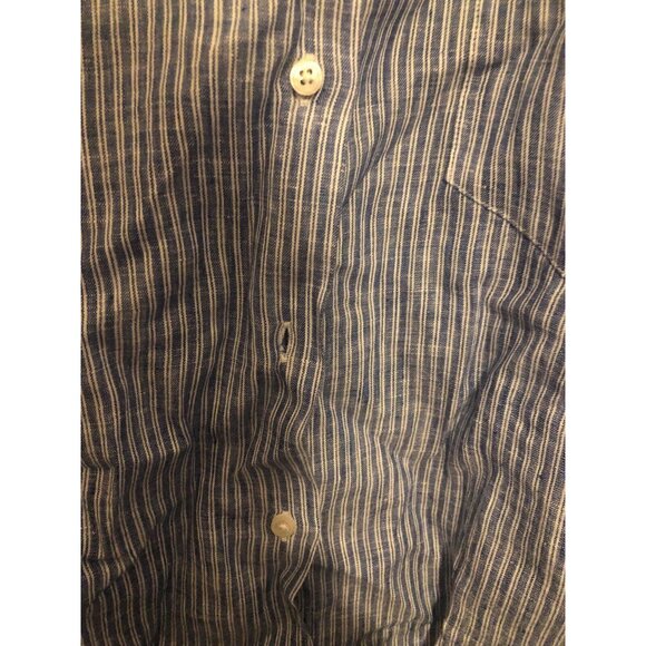 NWT UNTUCKit Villa Fiore Womens SZ 18 Linen Long Sleeve Button Front Shirt NEW - Picture 4 of 4